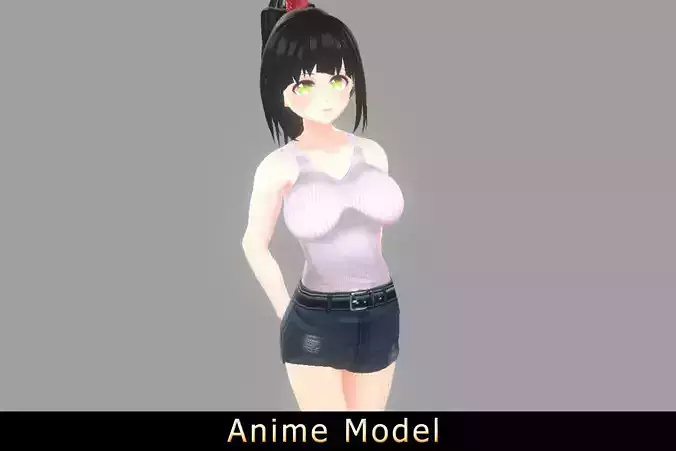 Anime Character - Janna Free 3D model