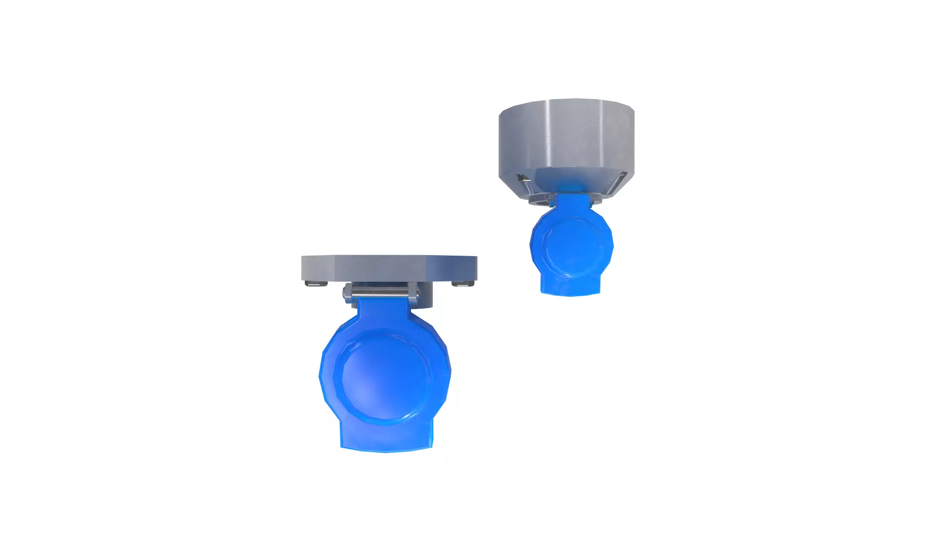 Electrical Socket Low-poly 3D model_0