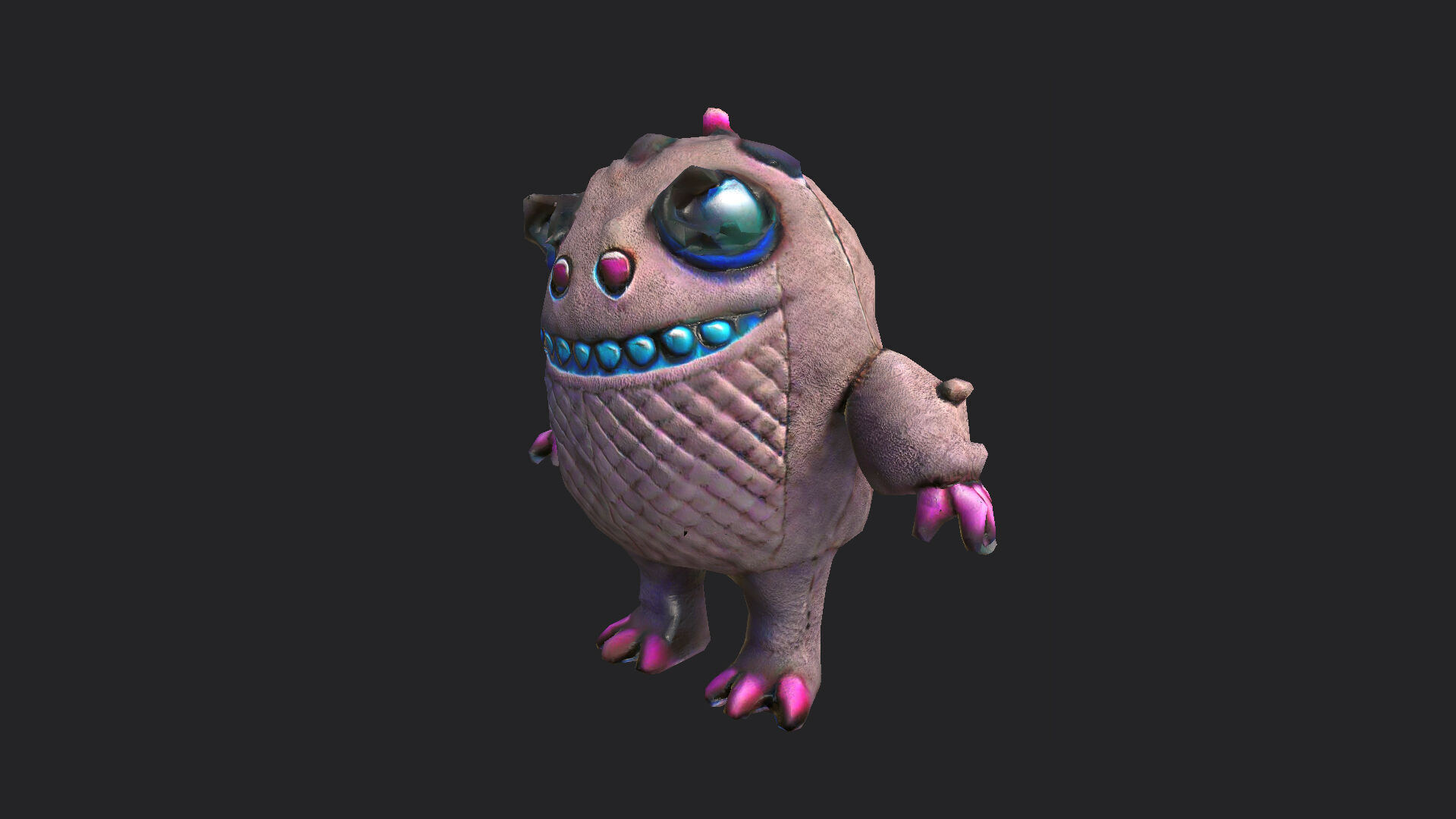 Plush toys 3D Model 014 Low-poly 3D model_1