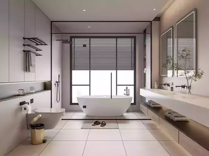Bathroom 89 3D model