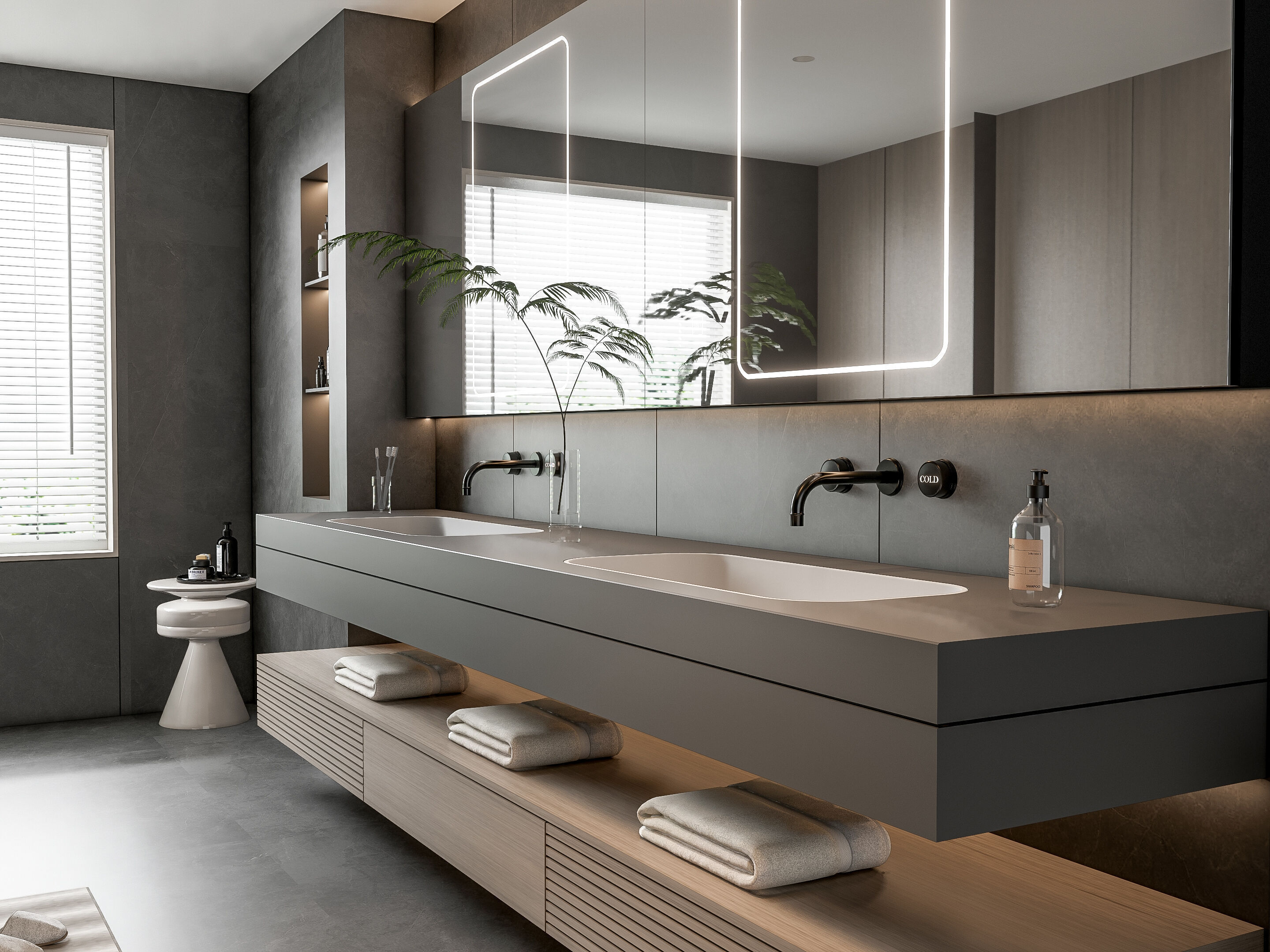 Bathroom 90 3D model_5