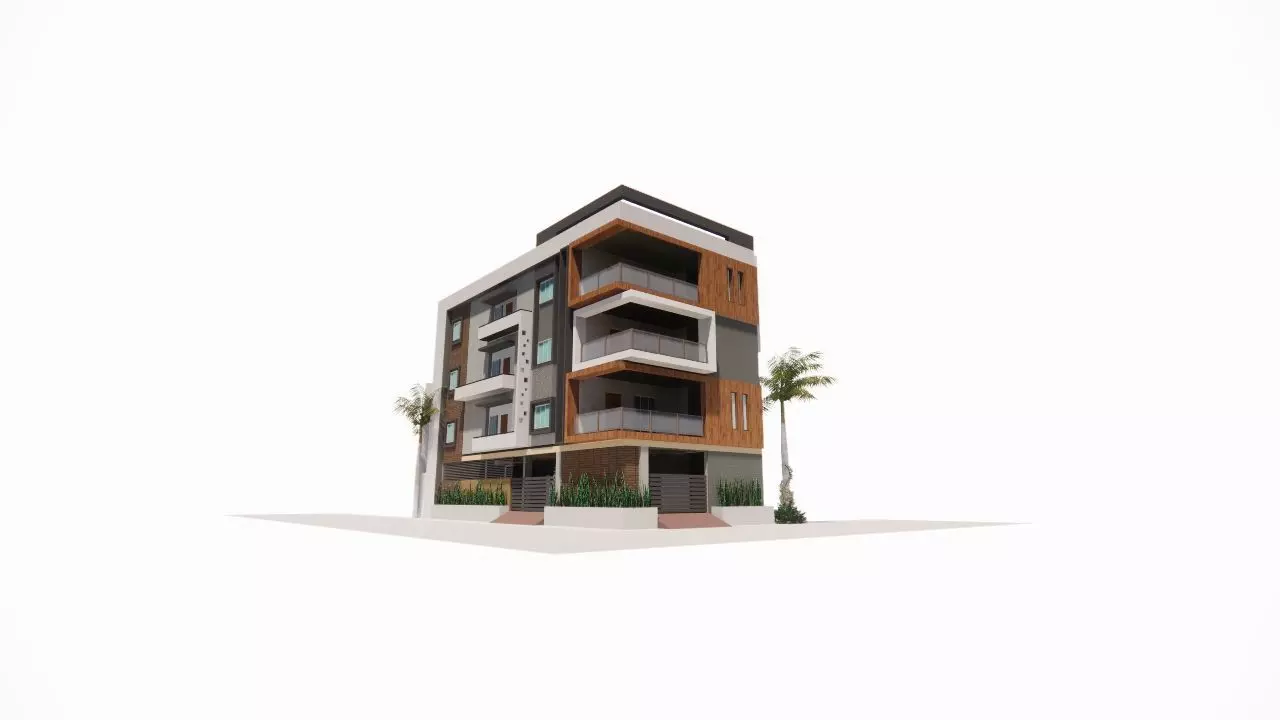 residential complex-Apartment Free 3D model