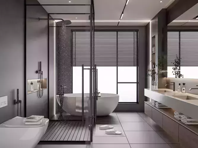 Bathroom 91 3D model
