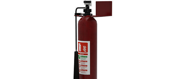 Fire Extinguisher Low-poly 3D model