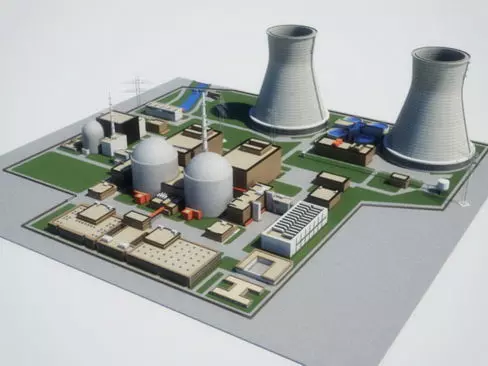Nuclear Power Plant 3D model