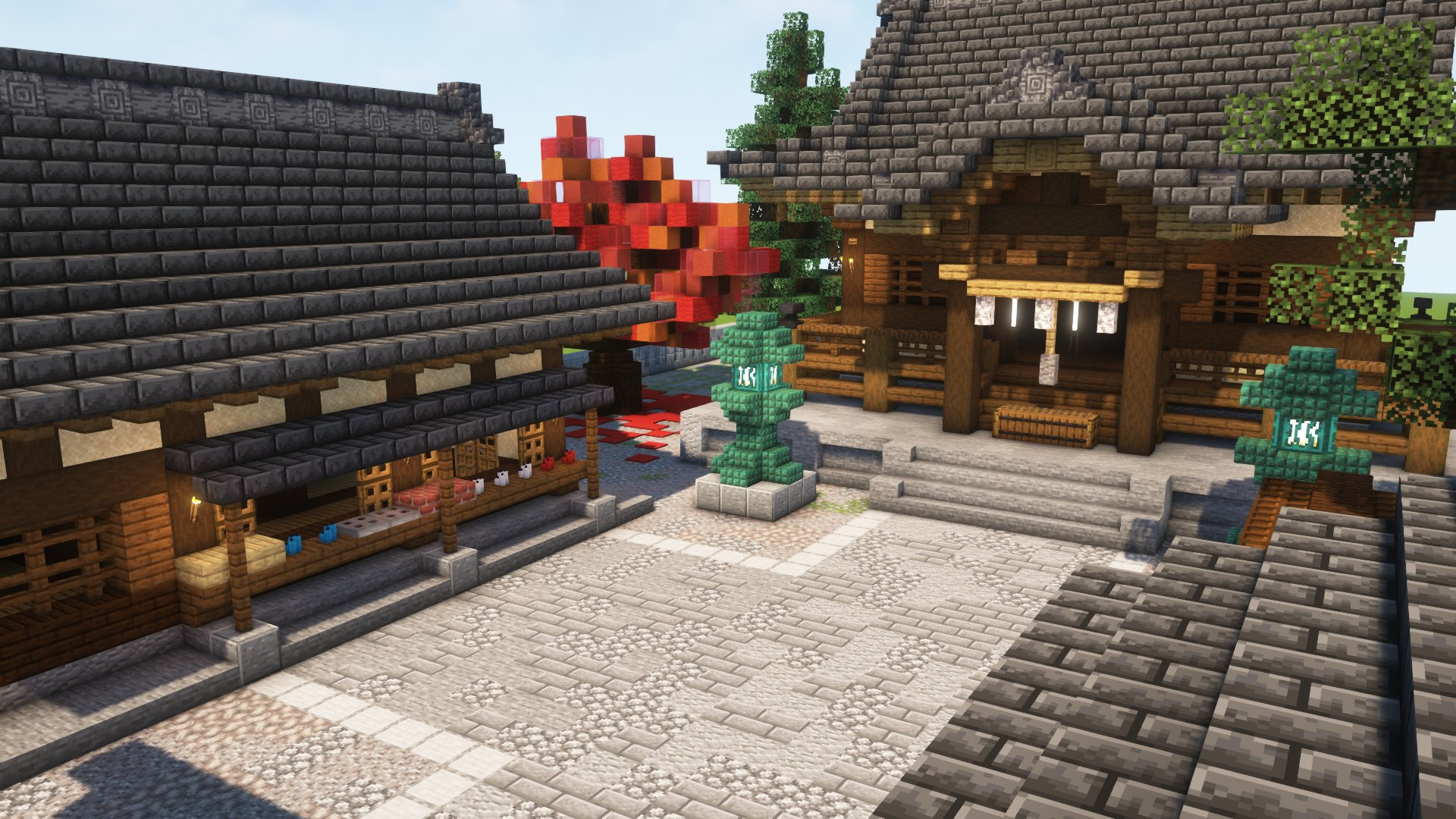 Japanese Shrine - 3D GLB FBX OBJ MODEL Low-poly 3D model_2