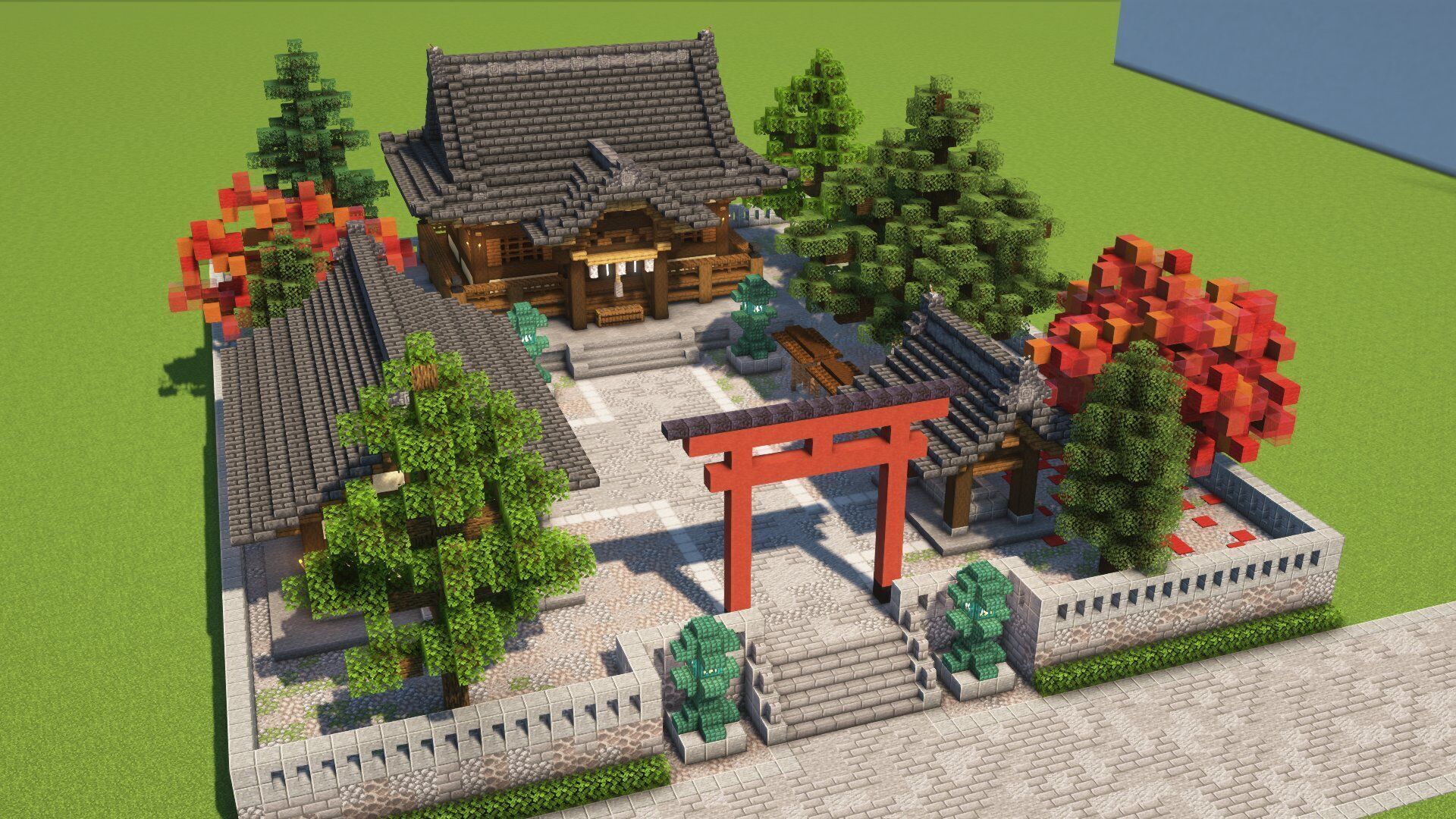 Japanese Shrine - 3D GLB FBX OBJ MODEL Low-poly 3D model_3