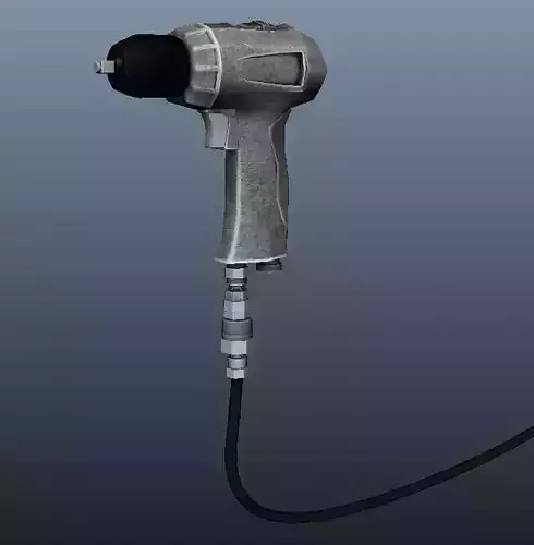 Air Pressure Gun Low-poly 3D model