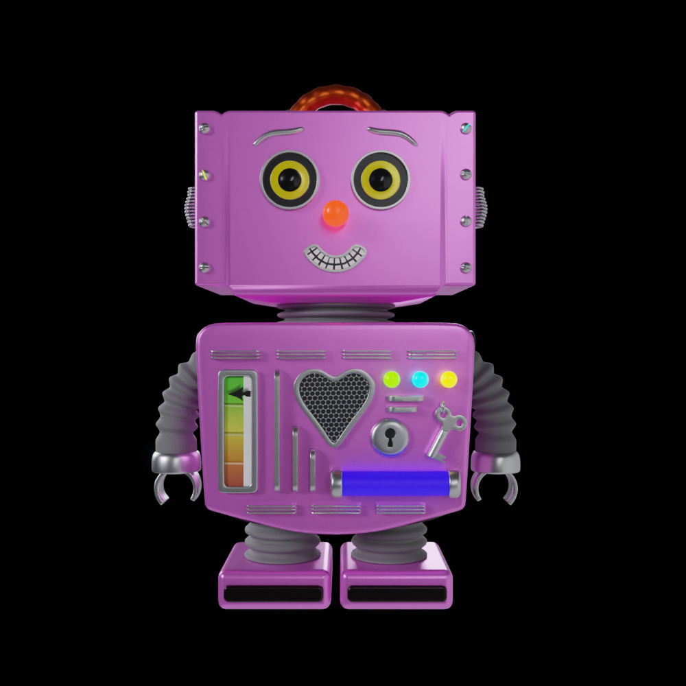  Toy Robot 3D model_1