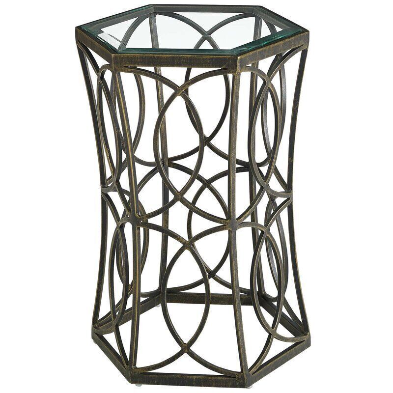 Circle End Table 3D model_2