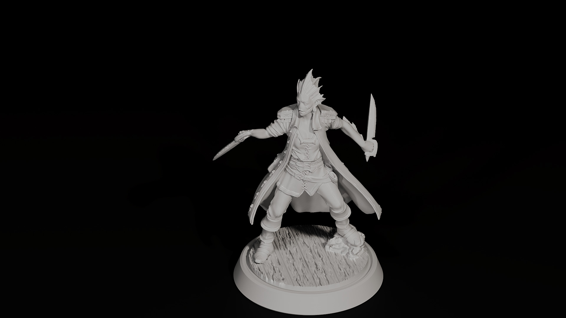 Half Sahuagin Pirate 3D print model_2
