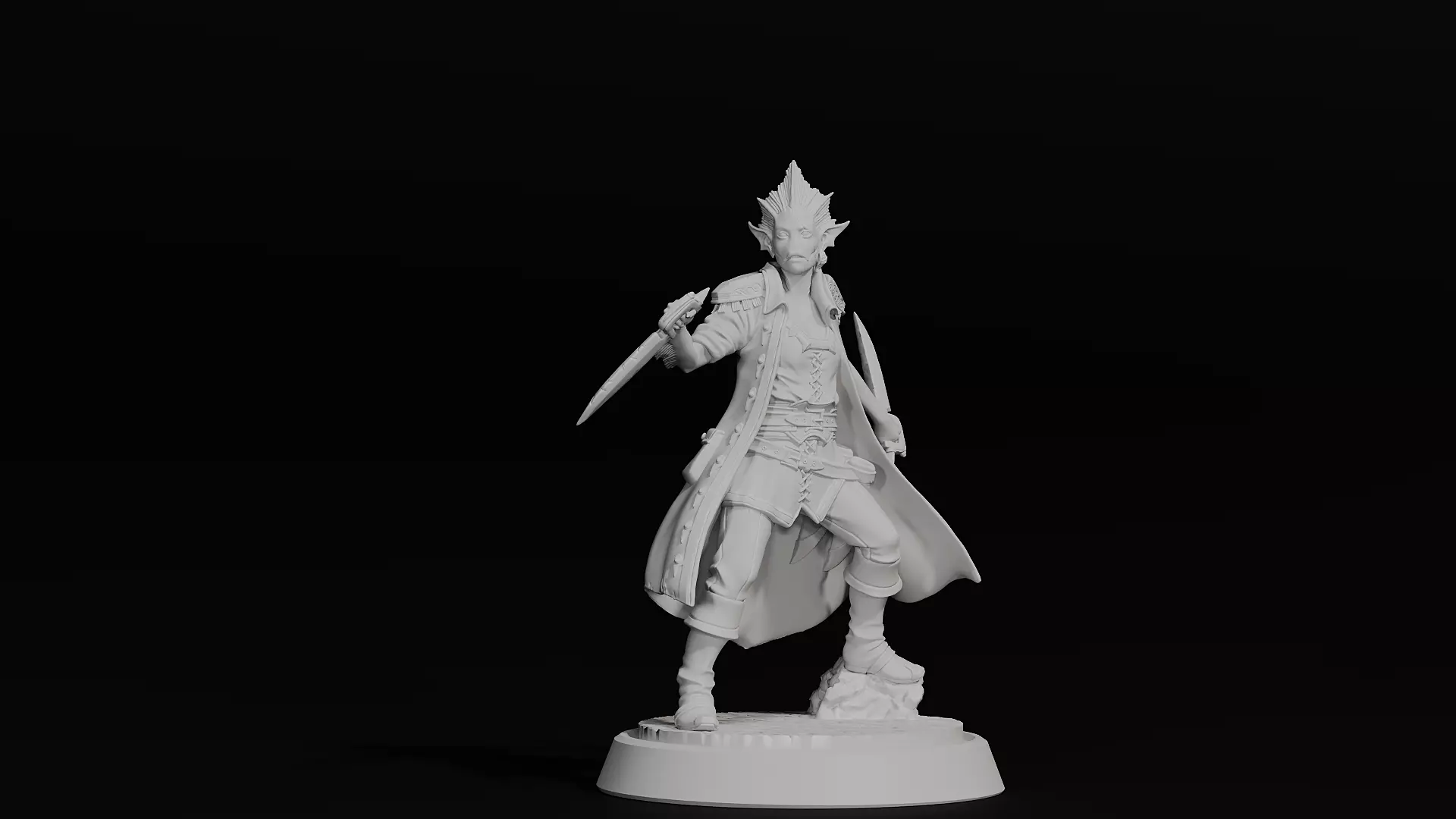 Half Sahuagin Pirate 3D print model_0