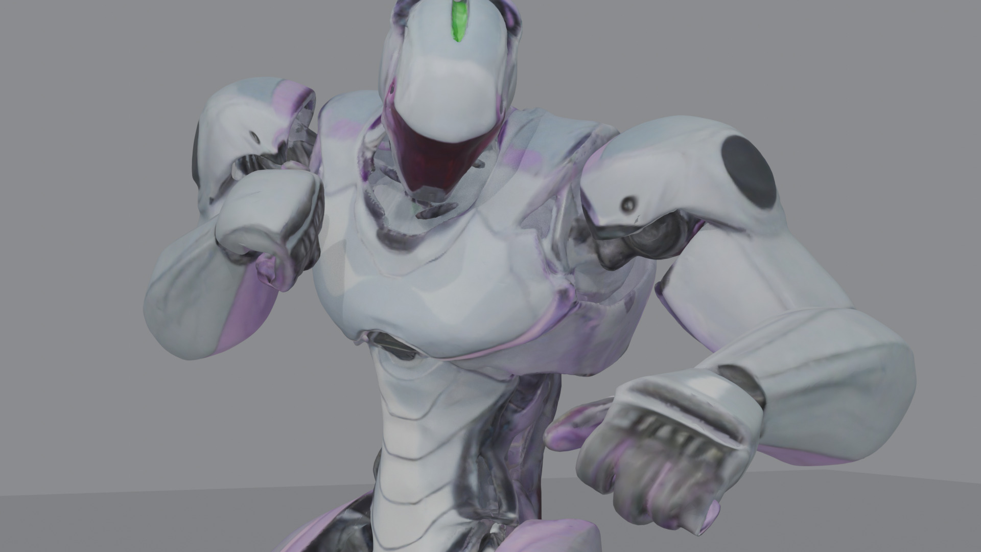 sci fi robo Low-poly 3D model_4