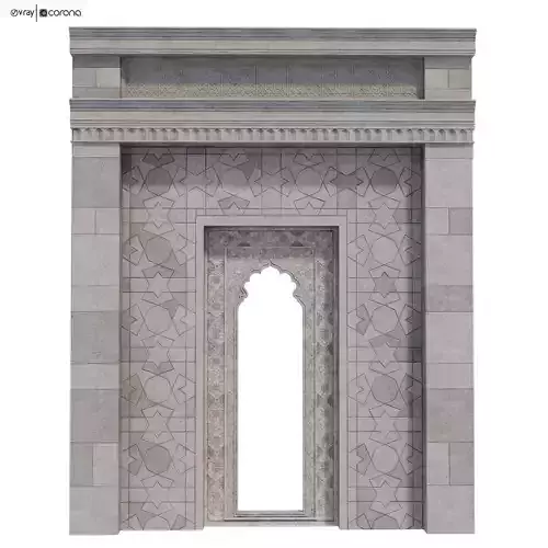 Arabic turkish islamic architectural element set 500