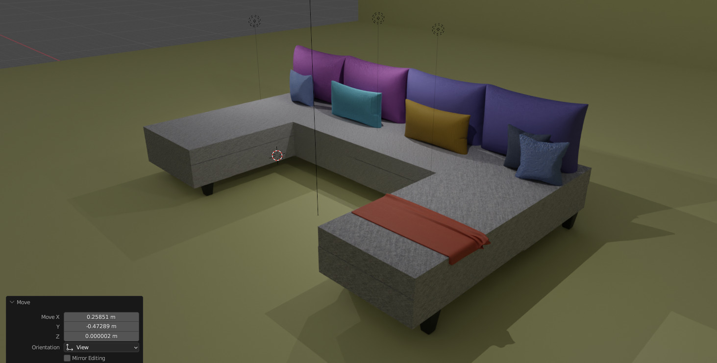 Sofa 3D 3D model_3