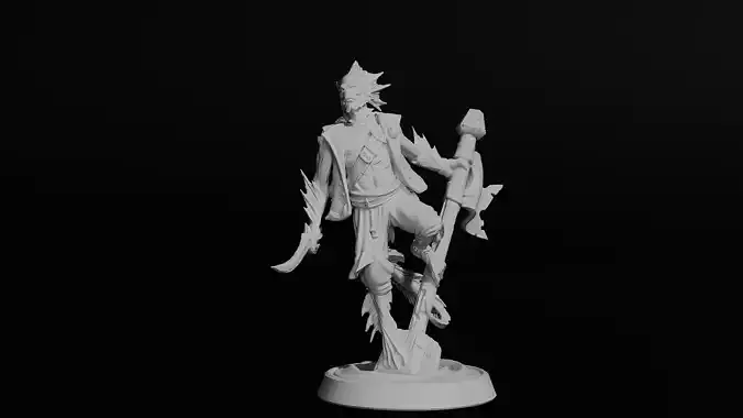 sahuagin pirate 3D print model