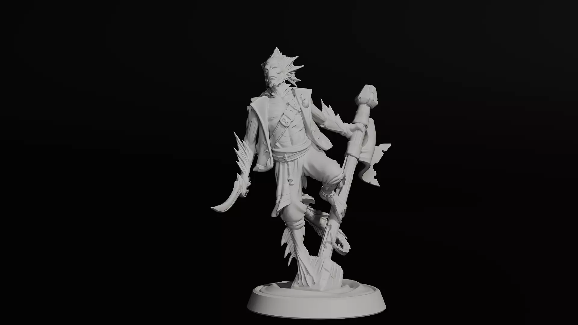 sahuagin pirate 3D print model_0