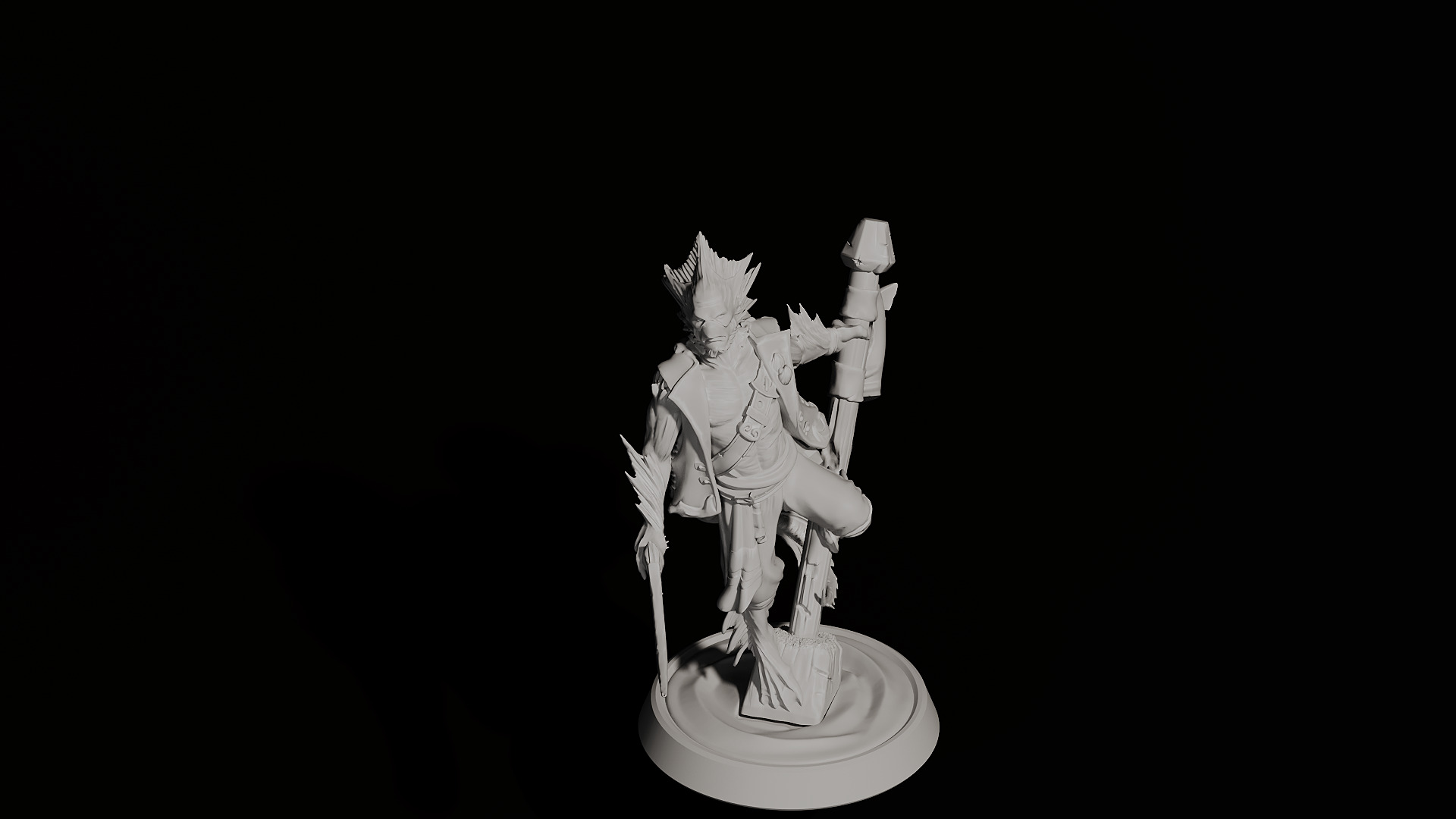sahuagin pirate 3D print model_2