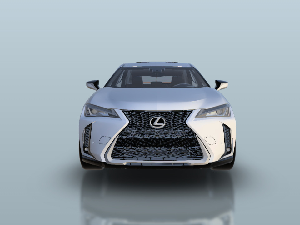 Lexus UX F Sport 2020 3D print model_1