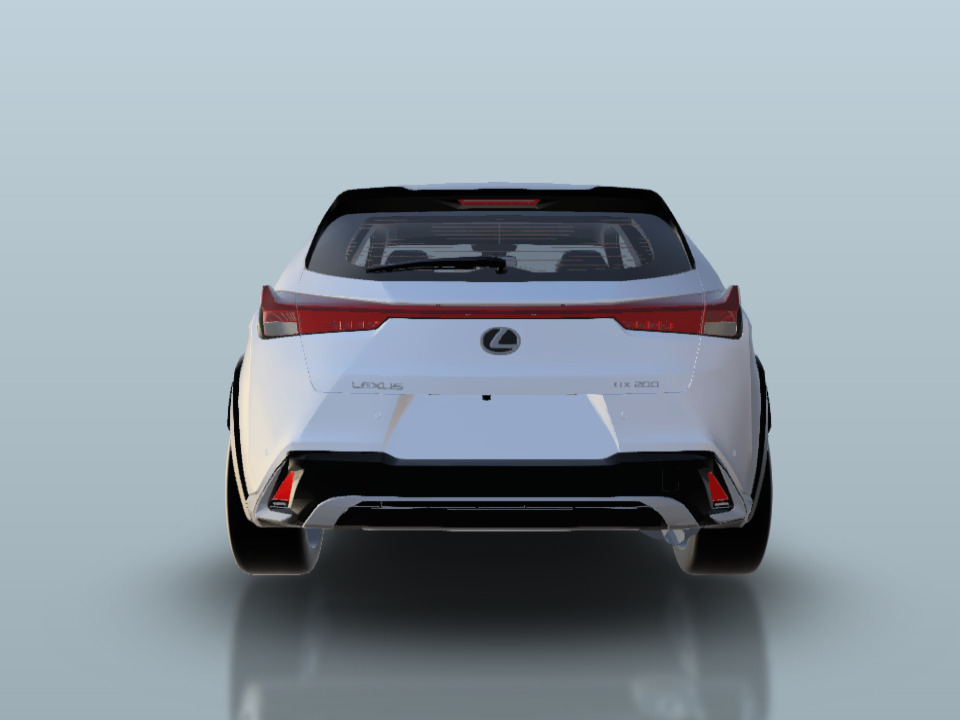 Lexus UX F Sport 2020 3D print model_4