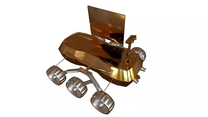 Rover Apollo Lunar Space on the Moon Ground Surface Mars