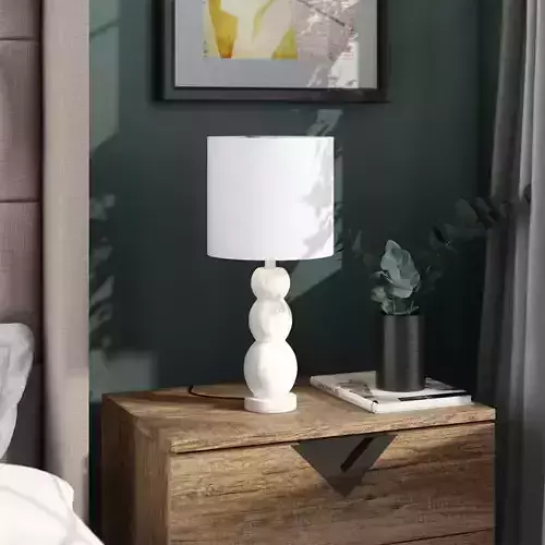 Bowers Glass Table Lamp 3D model