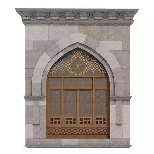 Arabic turkish islamic architectural element set 503 3D model Arabic turkish islamic architectural element set 503 3D model