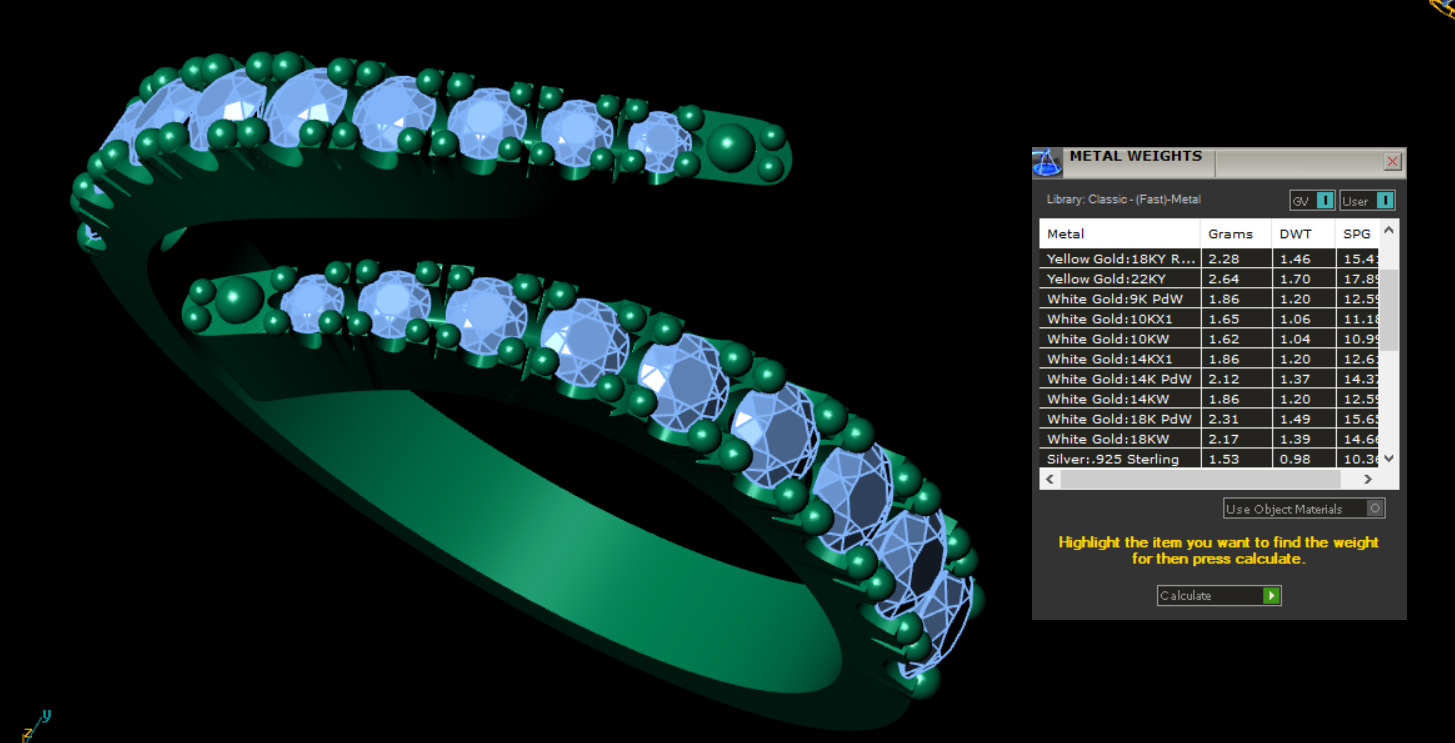 Women ring 3D print model_19