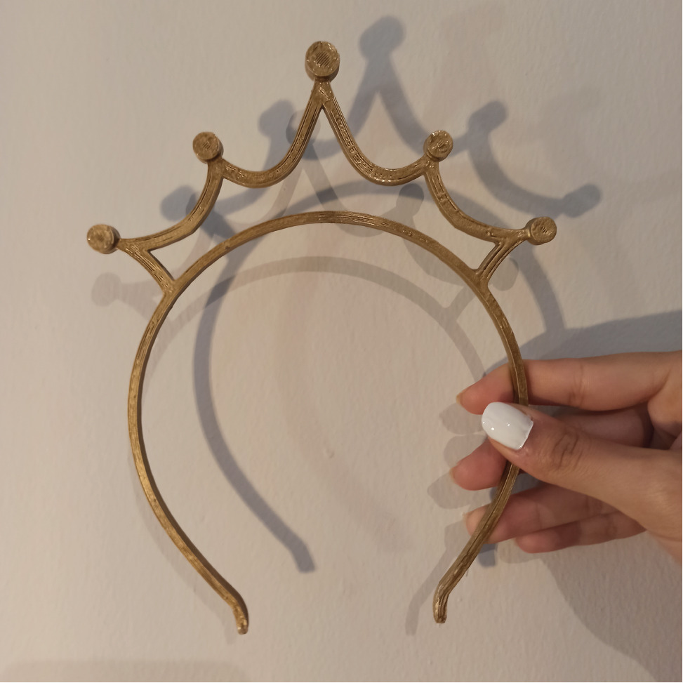 Crown Funny HeadBand - The Princess or Prince Crown 3D print model_2