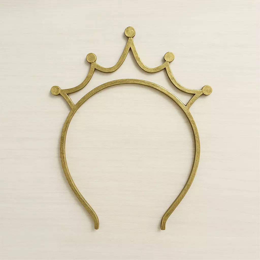 Crown Funny HeadBand - The Princess or Prince Crown 3D print model_0