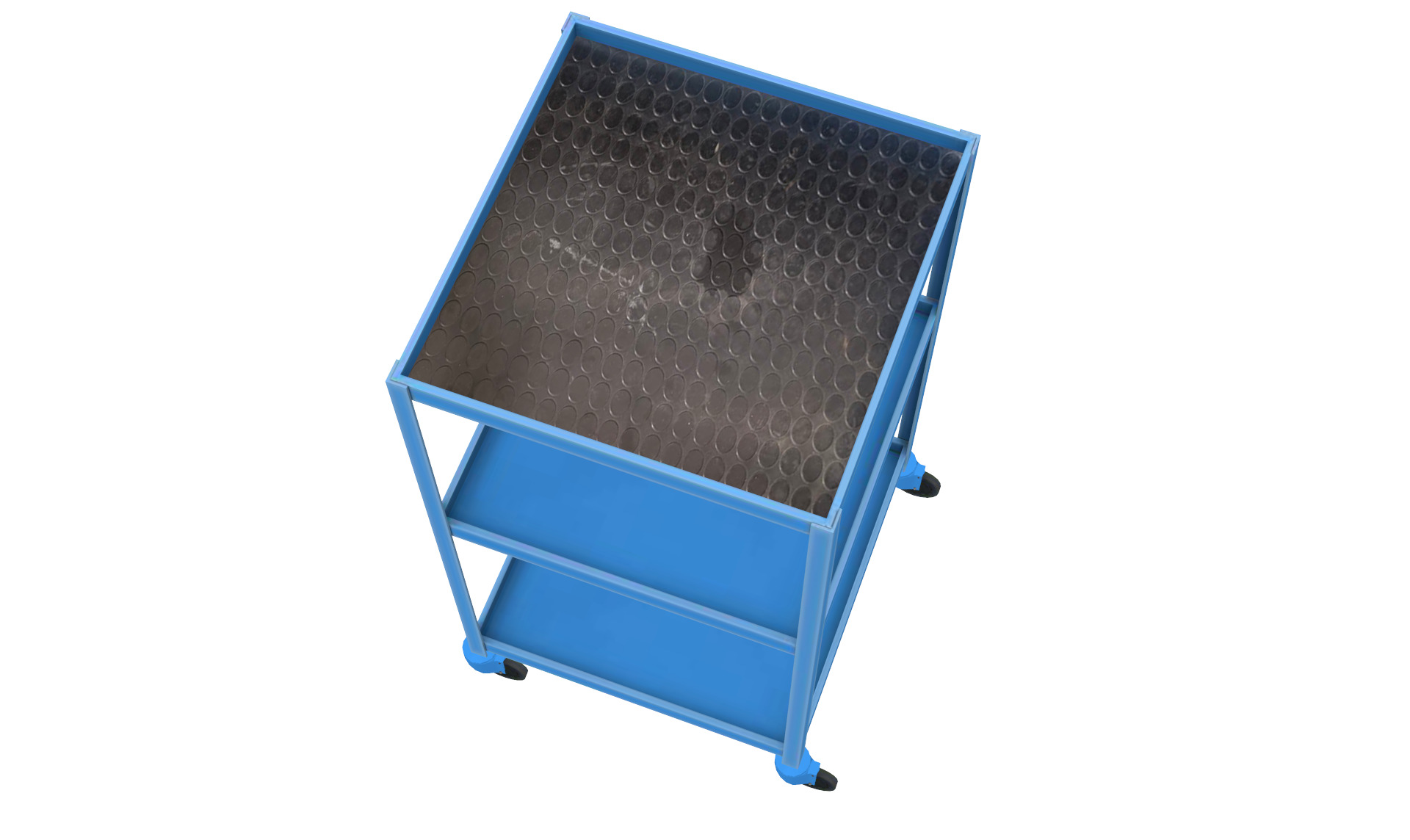 Industrial Trolley Low-poly 3D model_1