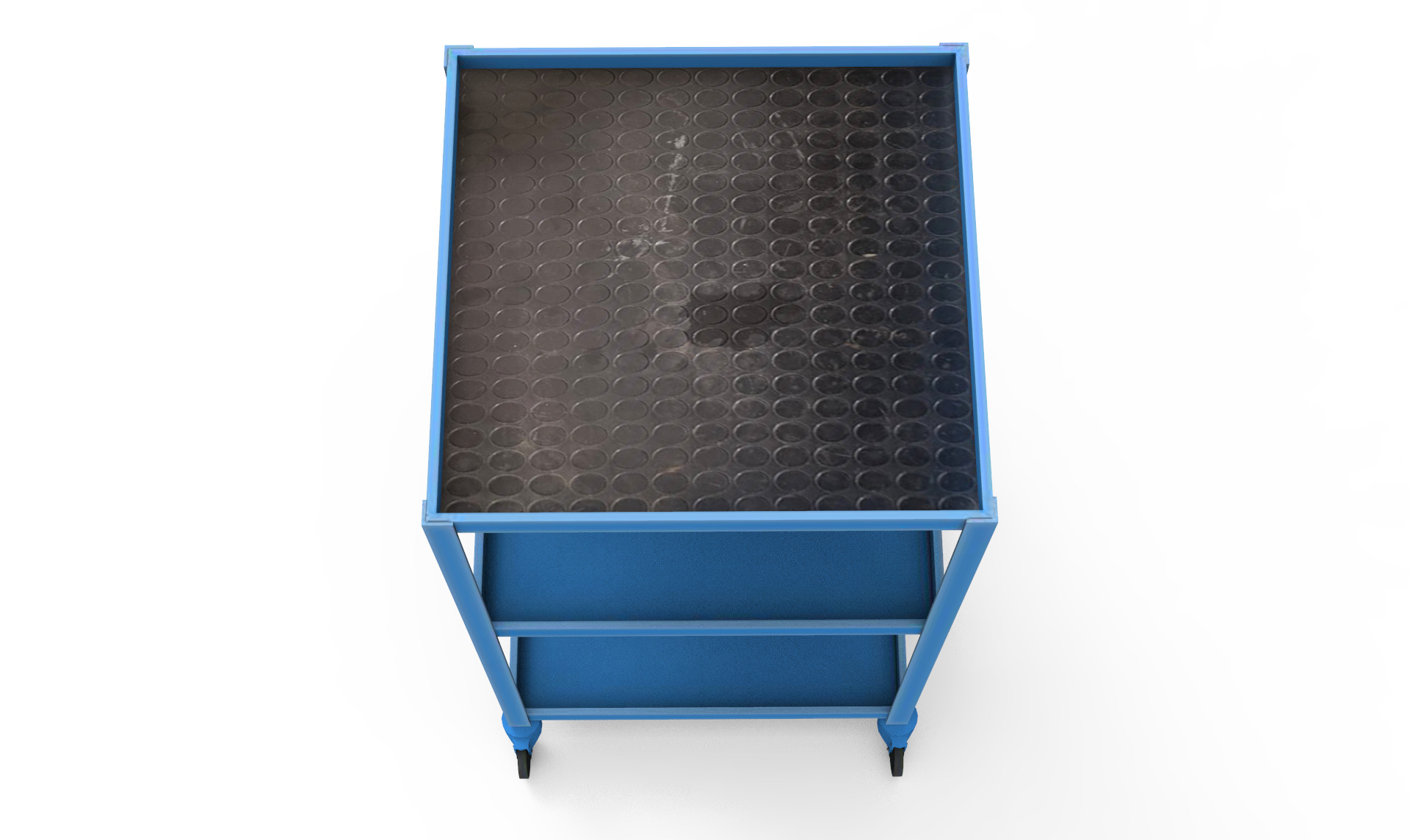 Industrial Trolley Low-poly 3D model_4