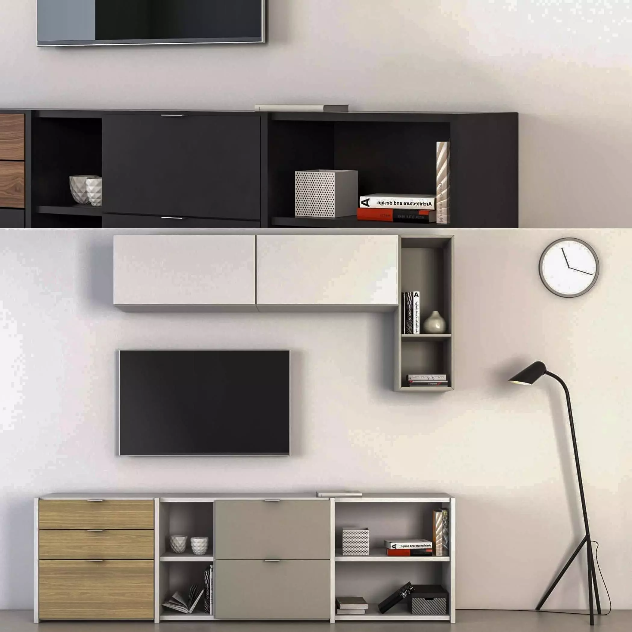 TV Cabinet Modern 3D model_0