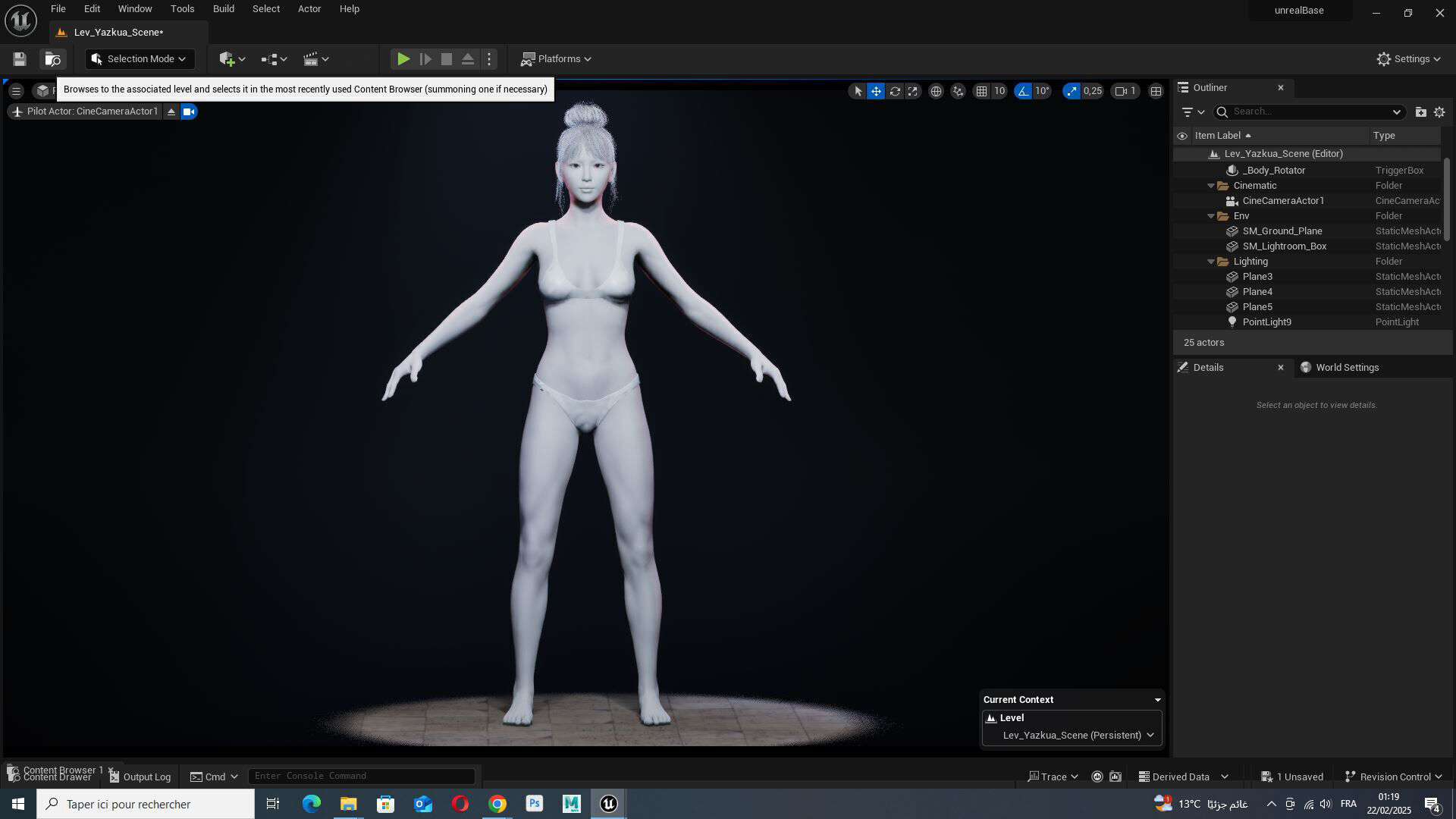 Download a Free High-Quality 3D Female Model Fully Rigged Free low-poly 3D model_10