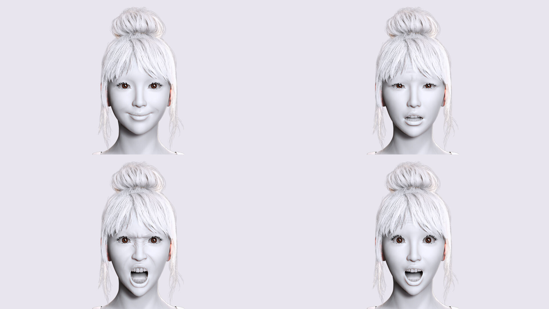 Download a Free High-Quality 3D Female Model Fully Rigged Free low-poly 3D model_7