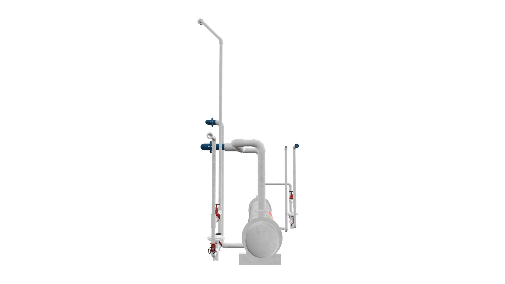 Liquid Container Connection Low-poly 3D model_5