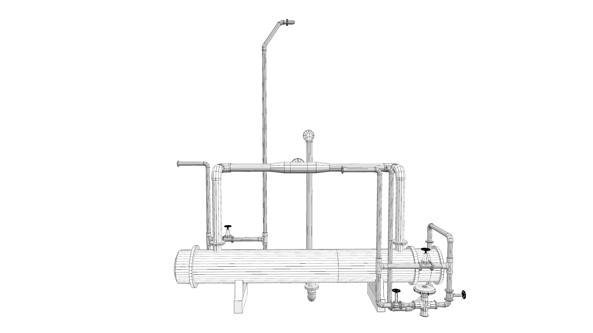 Liquid Container Connection Low-poly 3D model_6