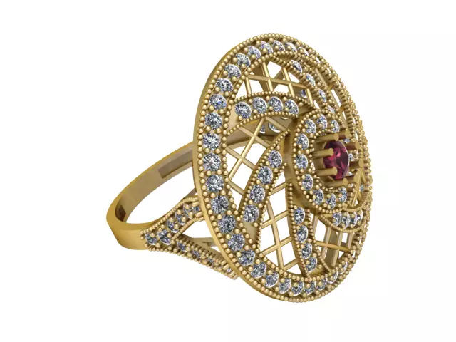 GLAMIRA ANILLO BREAK RING 3D PRINTABLE MODEL 3D print model