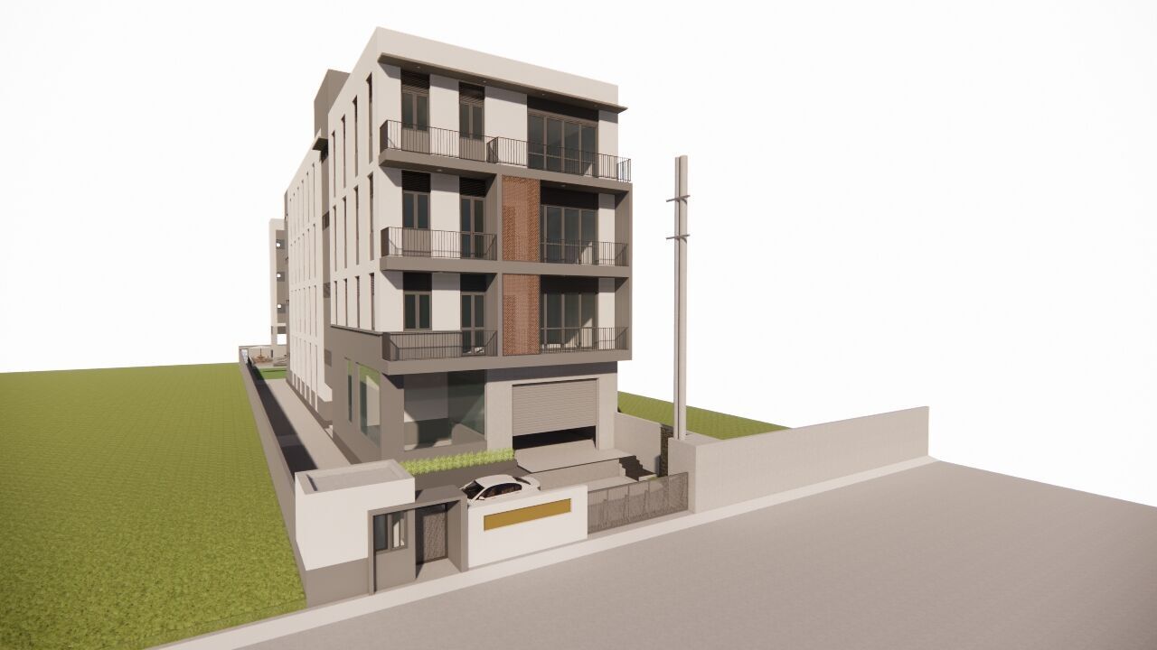 residential complex-Apartment 3D model_1