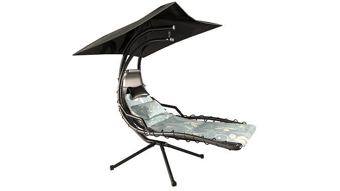 Lounge Chair Low-poly 3D model
