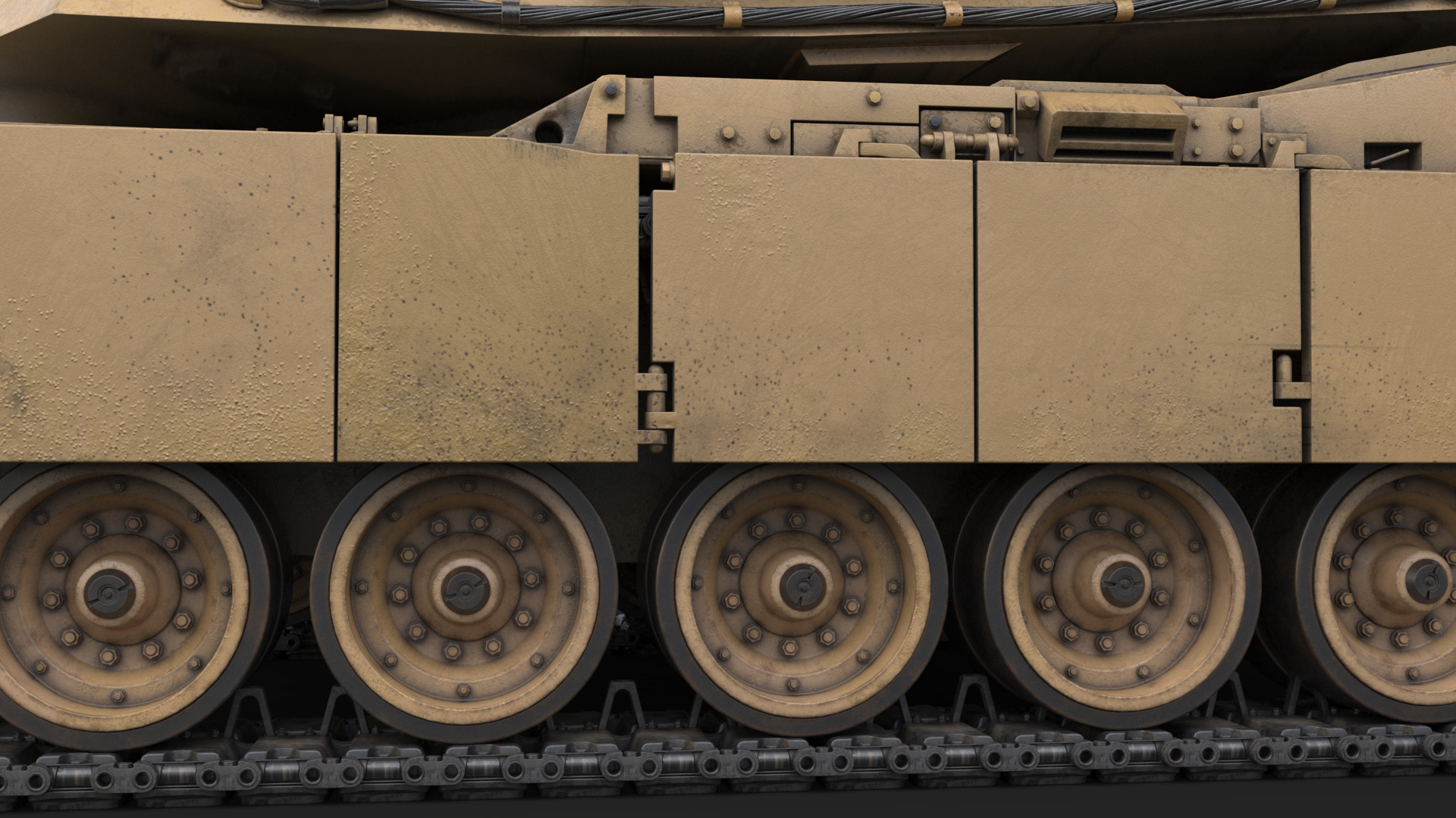 Tank  M1 Abrams 3D model_22