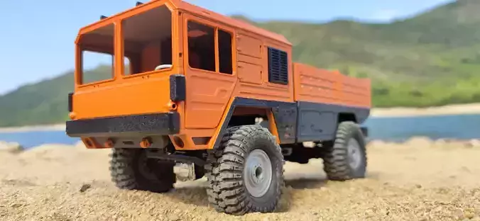 Crawler Baby Cat 1 Cab - 1-18 TRX4M RC body 3D print model
