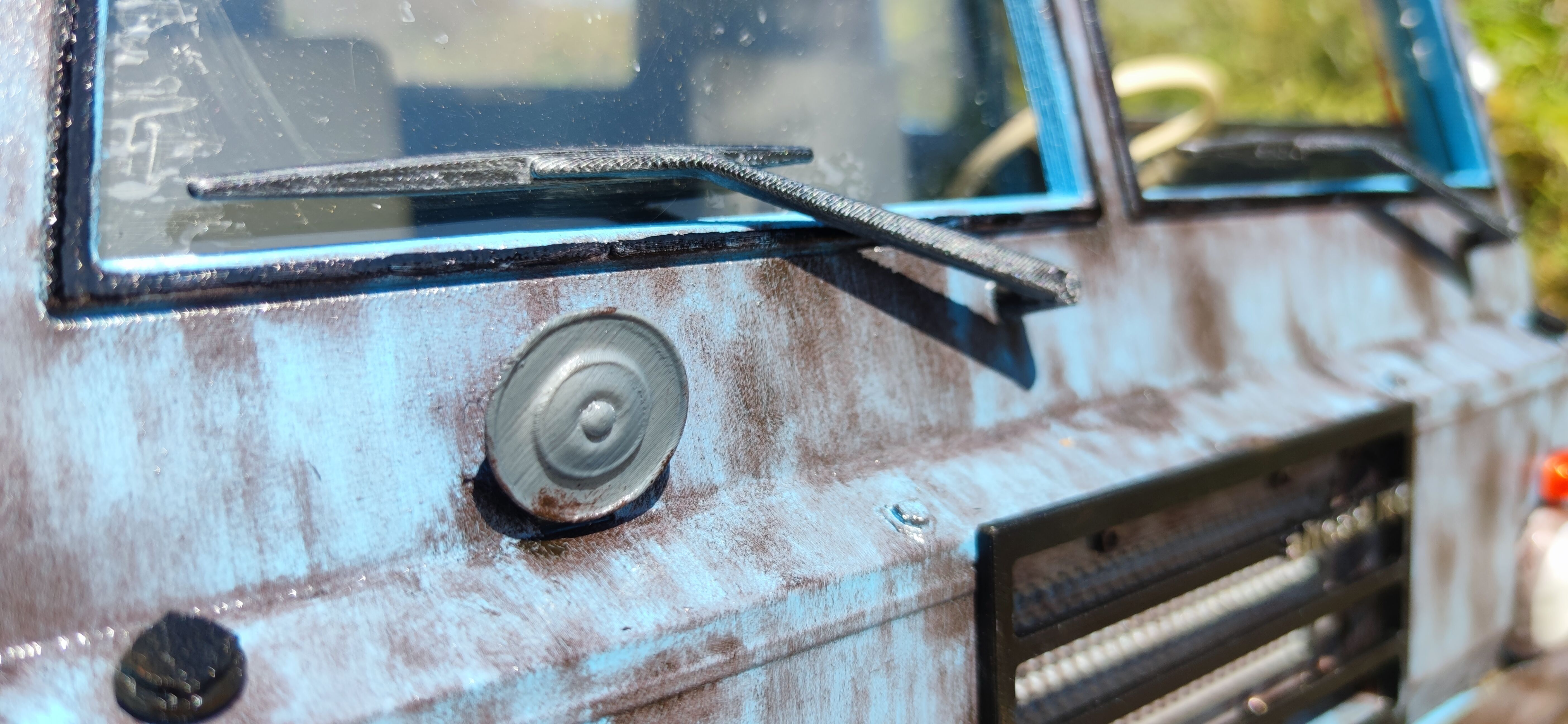 Crawler V306 Cab SCX6 - 1-6 RC body 3D print model_11