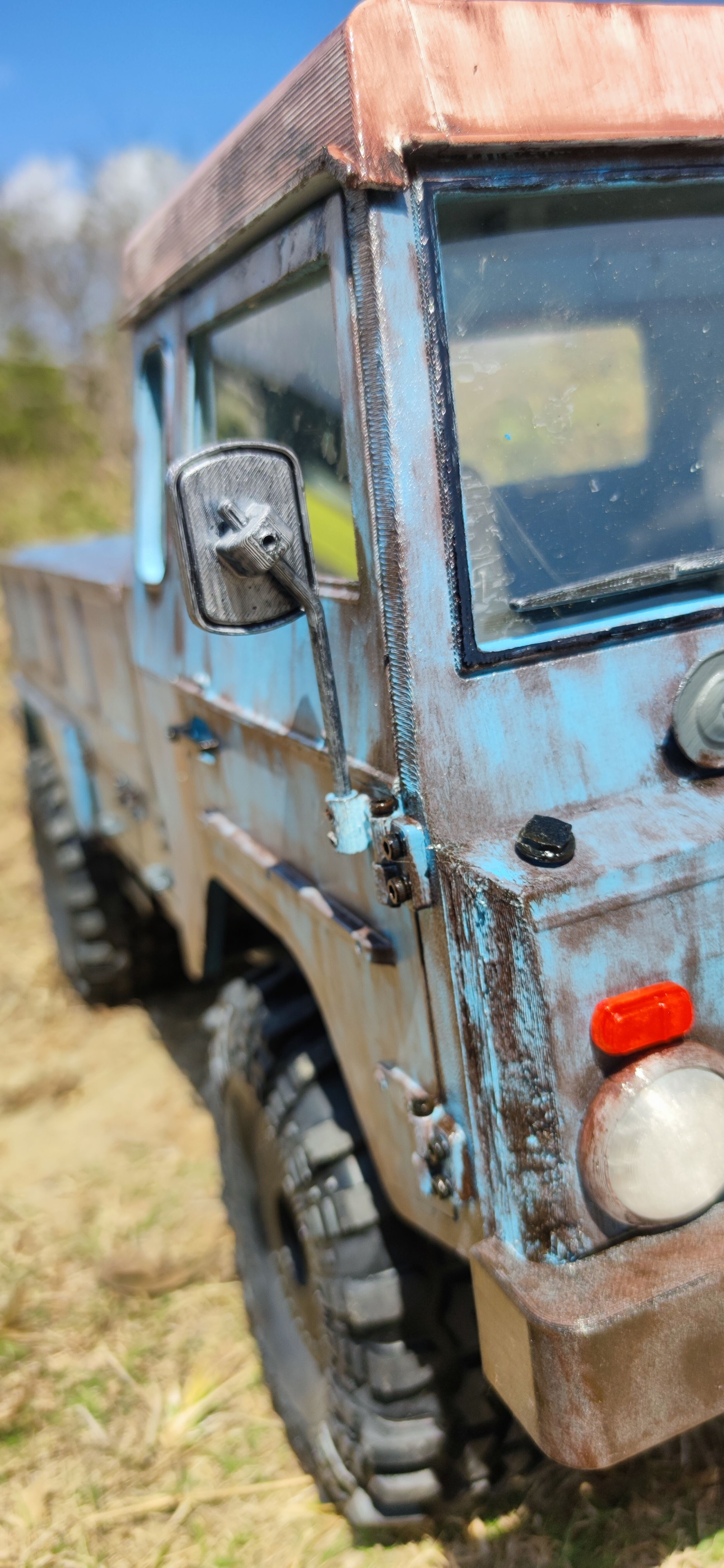 Crawler V306 Cab SCX6 - 1-6 RC body 3D print model_8