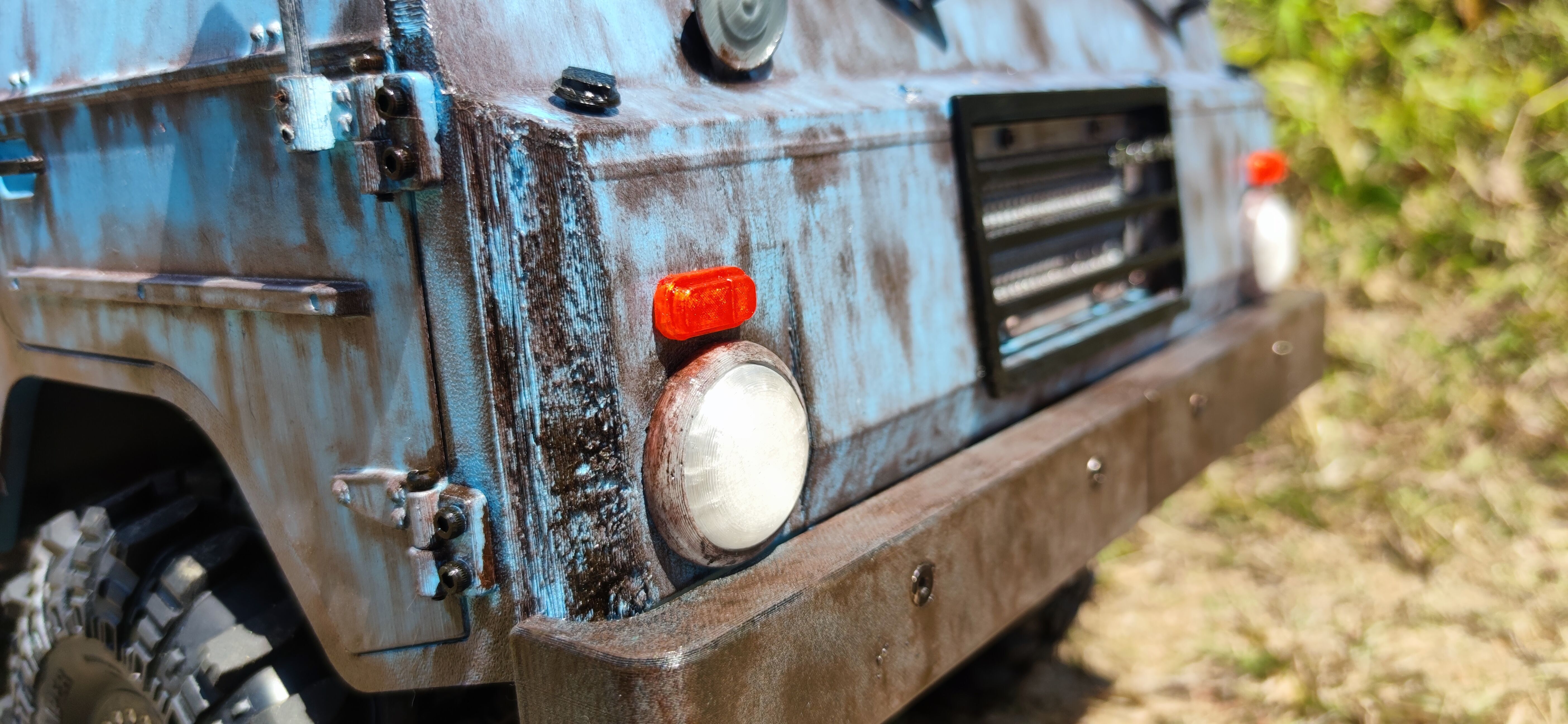 Crawler V306 Cab SCX6 - 1-6 RC body 3D print model_9