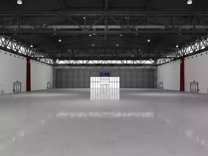 Exhibition Hall 38 3D model