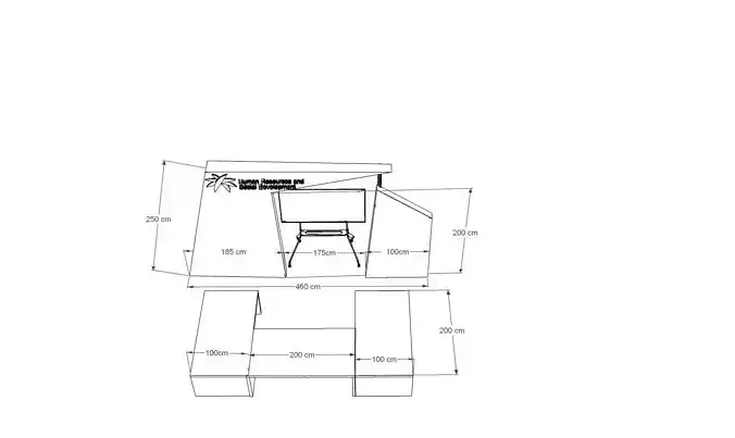 registration table and photowall
