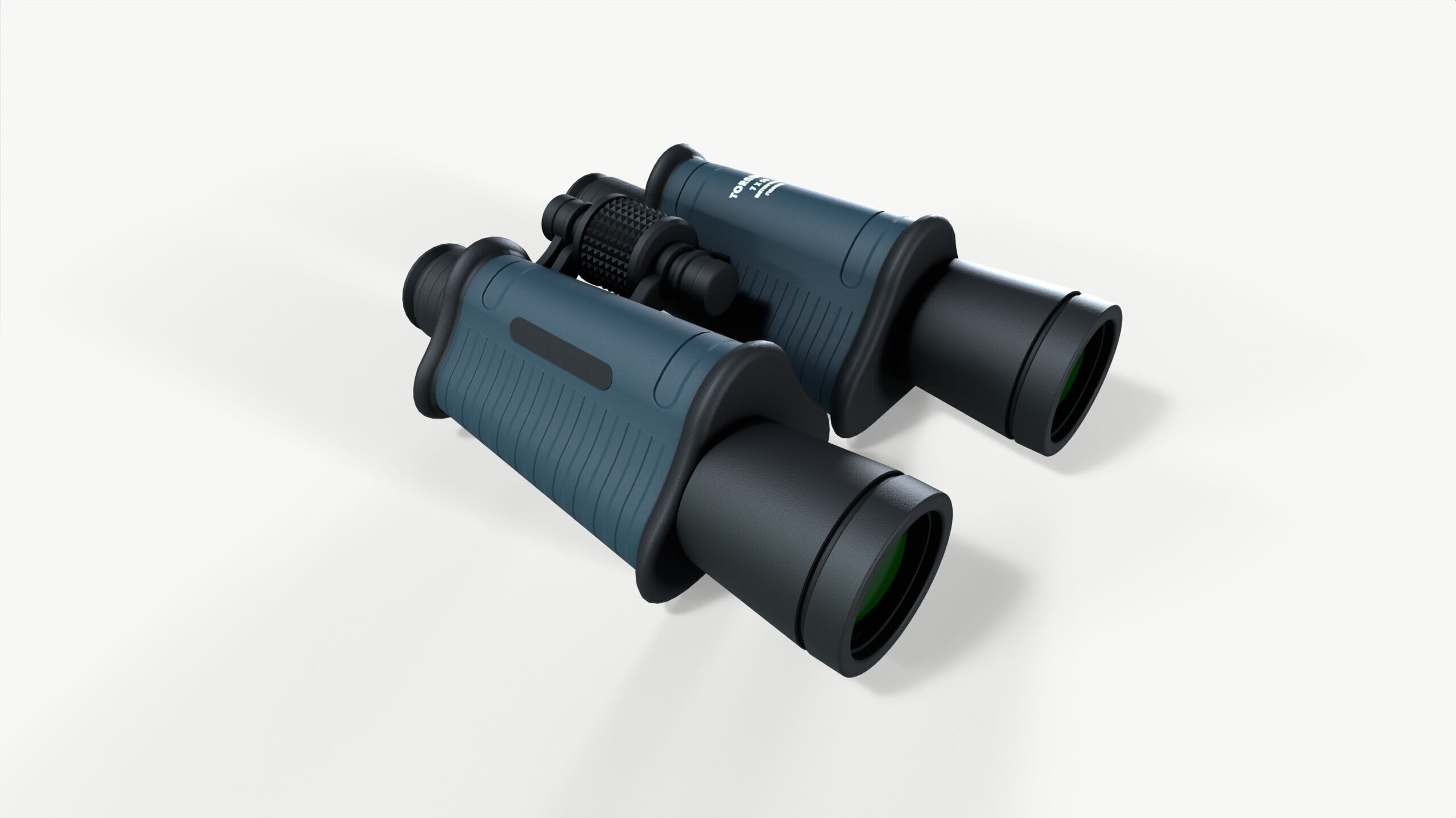 Binoculars Low-poly 3D model_3