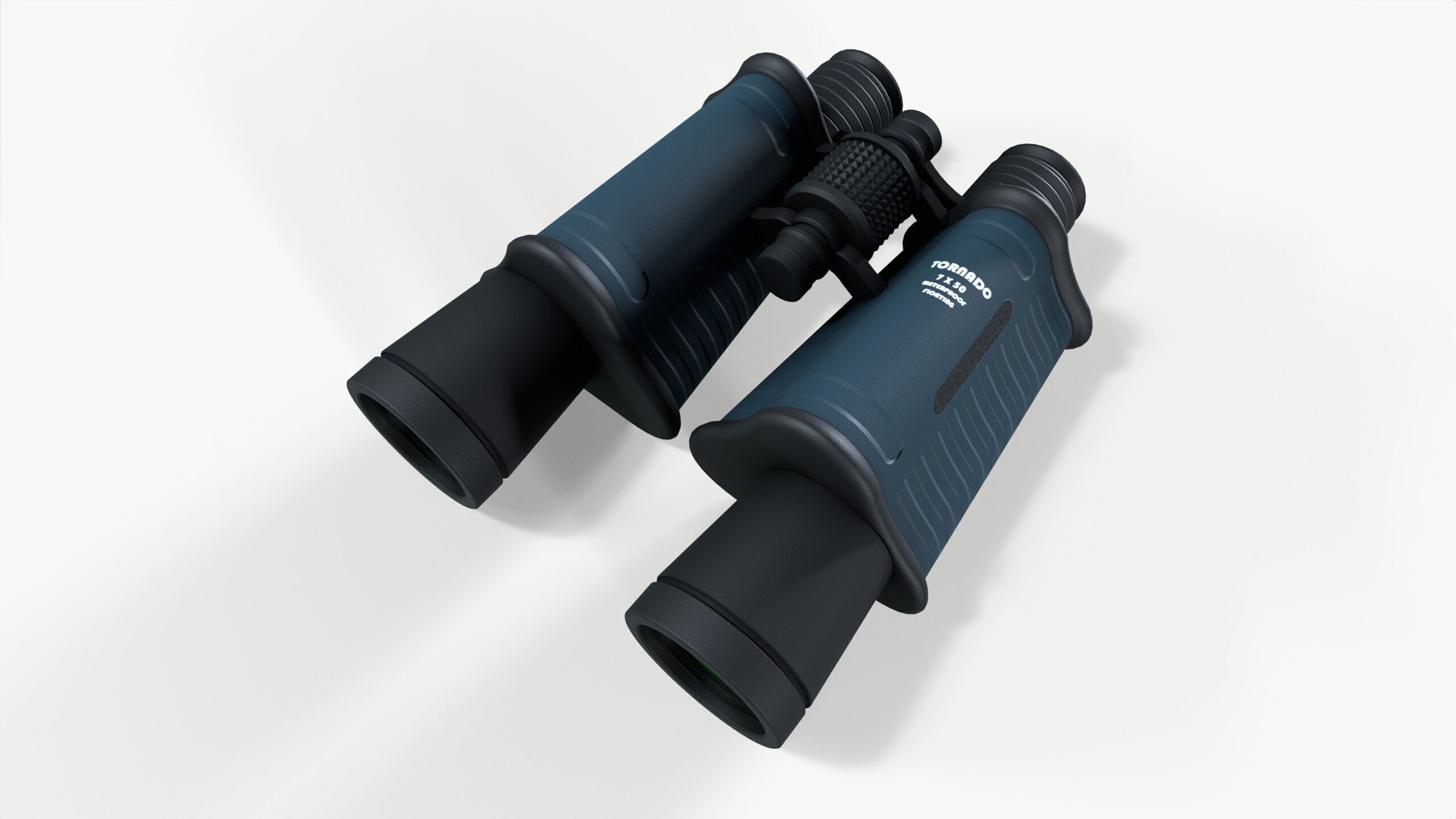 Binoculars Low-poly 3D model_5