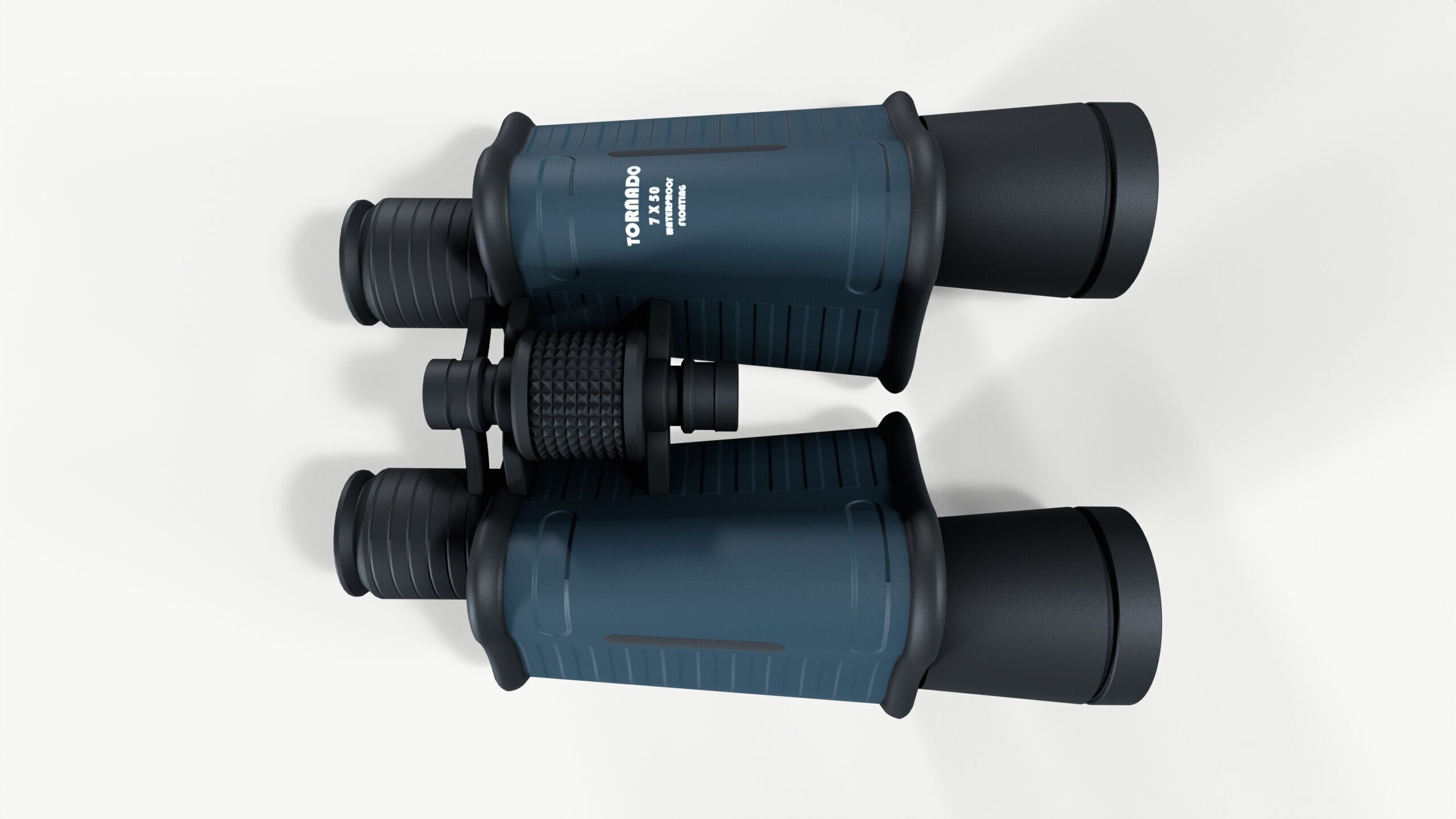 Binoculars Low-poly 3D model_2